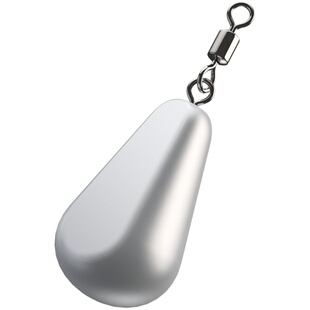 扁形防滚转环铅坠水滴形远投海钓铅砣防挂底串钩钓坠钓鱼渔具配件