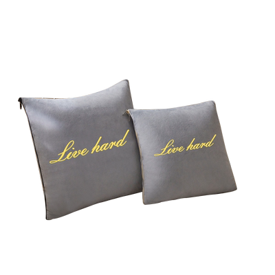 加厚抱枕被子两用珊瑚绒