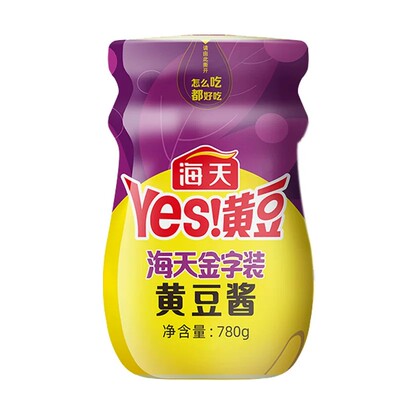 海天金字装黄豆酱780g家用下饭辣酱拌饭炒菜烹饪蘸料厨房调味料