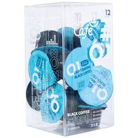 苏卡咖啡速溶黑咖啡粉冰美式无添加蔗糖低脂 冷热双泡 12粒*3克