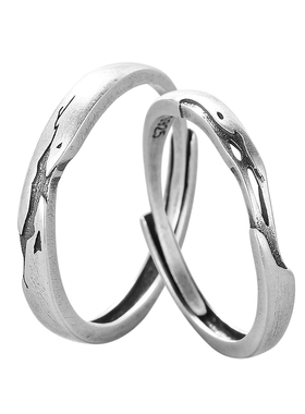 海枯石烂原创小众设计情侣戒指
