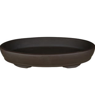 宜兴紫砂无孔花盆特价假山桌面绿植盆景盆简约透气长方椭圆水底