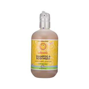 California Baby加州宝宝562ml金盏花婴儿童二合一洗发水沐浴露液