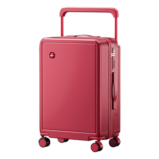 红色行李箱结婚陪嫁箱婚礼嫁妆宽拉杆皮箱子24寸2025新款平时可用