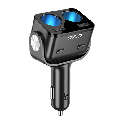 一拖二转换插头扩展口快点烟器