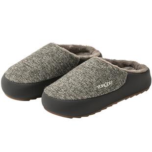 远港男士牛筋底棉拖鞋秋冬季室内居家用保暖防滑厚底皮拖鞋女冬天