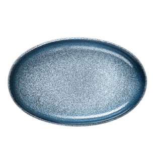 鱼盘陶瓷蒸鱼盘创意新款大号装鱼盘子家用剁椒鱼头专用长盘椭圆形