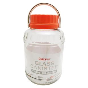 紫丁香银花大号玻璃储存罐酸梅罐泡菜瓶泡酒瓶果酒罐饼干桶干果桶