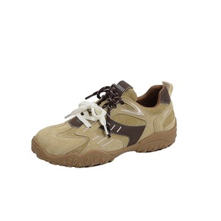 大码女鞋41到43冬季新款德训平底加绒显脚小阿甘脚宽胖厚底运动鞋