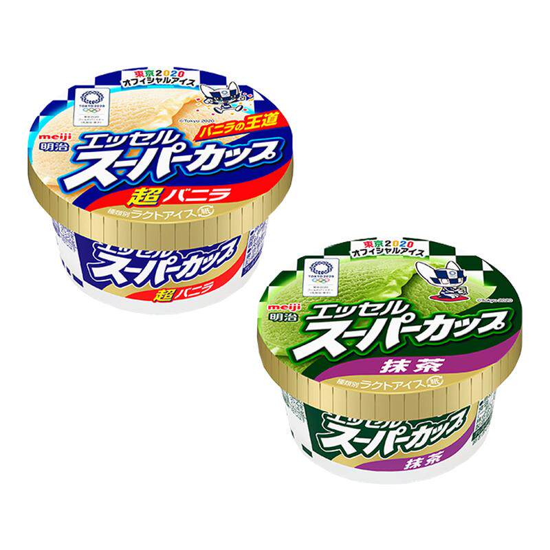 明治香草抹茶巧克力冰淇淋*6杯