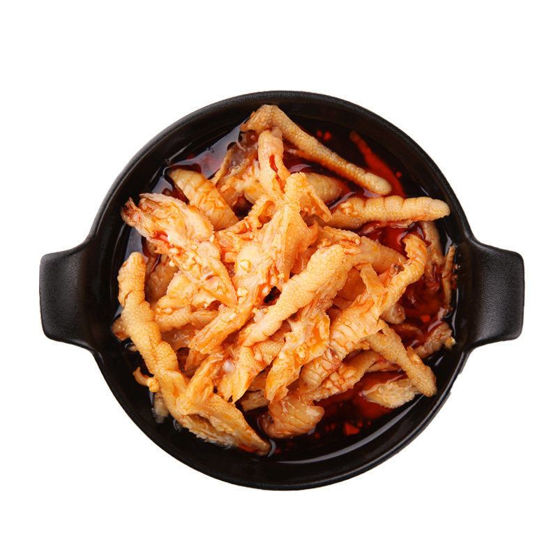 【阮小厨】蒜香无骨凤爪酸甜微辣脱骨鸡爪即食温州风味固体物50%