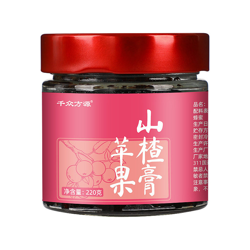古法蒸制苹果山楂膏老幼健脾养胃助消化解腻化积即食冲调养生茶饮