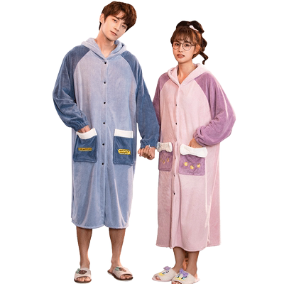 女吸水速干浴衣情侣浴巾睡袍浴袍