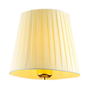 PVC台灯灯罩 手工配件亚麻布罩 订做酒店落地灯红色金色外壳灯罩