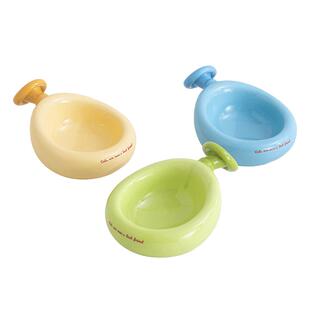 hocc陶瓷猫碗宠物碗可爱粮碗罐头餐盘狗碗防打翻护颈狗狗吃饭碗