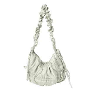 Heatherich单肩包2025年春季新款荷叶褶皱通勤斜挎包319878