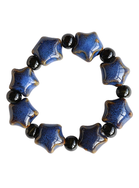 陶瓷手链景德镇瓷珠串珠手串中式复古民族风饰品学生闺蜜手饰新款