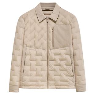 [商场同款]九牧王男士2025秋冬新款保暖轻薄男款鹅绒衬衫羽绒服