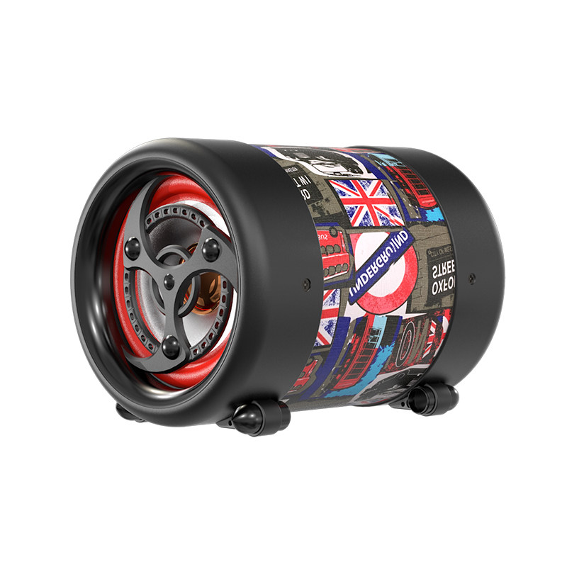 4寸车载音响低音炮大音量超重低音货车220v24v12v摩托车蓝牙音响