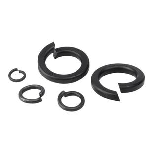 65锰钢弹垫开口弹簧垫圈铁黑镀锌平垫加厚华司介子弹性垫片M3-M36