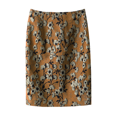 木子格格花卉提花半身裙显瘦中裙