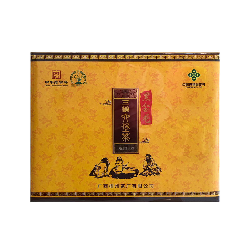 三鹤黑金龙六堡茶2015年槟榔香