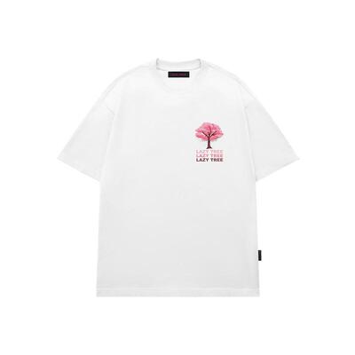 PRIDEUNION立体刺绣松树樱花树T