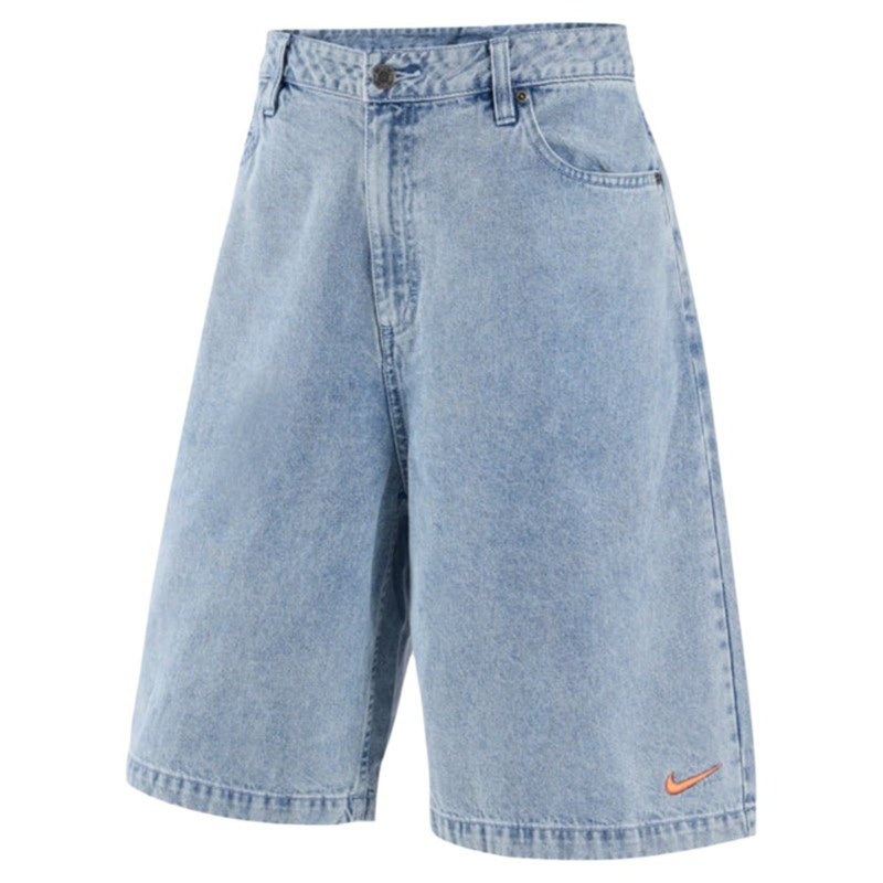 Nike耐克男裤夏季时尚百搭牛仔五分裤宽松运动梭织短裤IR8196-485