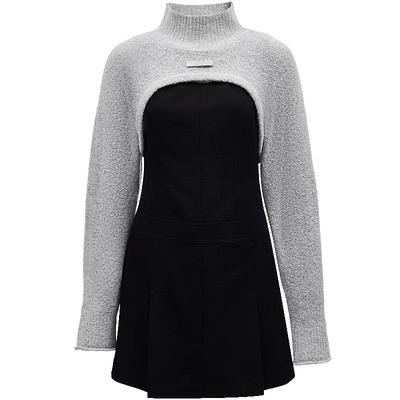 ONLY针织罩衫套装短裙连衣裙