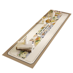 美式鞋柜防脏台面保护垫皮革电视柜桌布五斗柜盖布玄关柜垫子桌垫