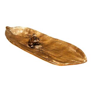 迦印堂 日本原装进口高岗铜炉 线香炉 卧香炉 笹蛙香立香插