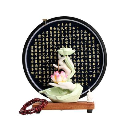 陶瓷家居饰品禅意客厅玄关灯圈