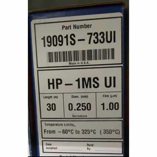 议价19091S-733UI安捷伦HP-1ms 超高惰性气相色谱柱30m 0.25mm1.0