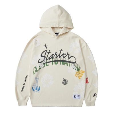 Starter男女同款连帽卫衣学院风