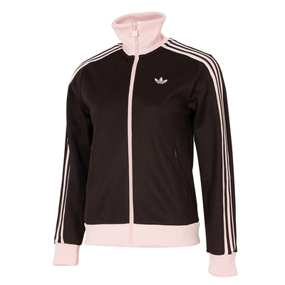 adidas阿迪达斯三叶草立领外套春季新款运动服休闲拉链夹克KD3742