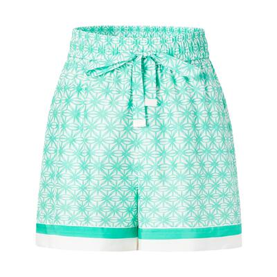 IMM尹默真丝高腰印花女短裤