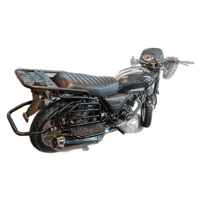 适用于本田复古车CGX150改装后货架尾箱架载物架侧翻脚踏货架配件