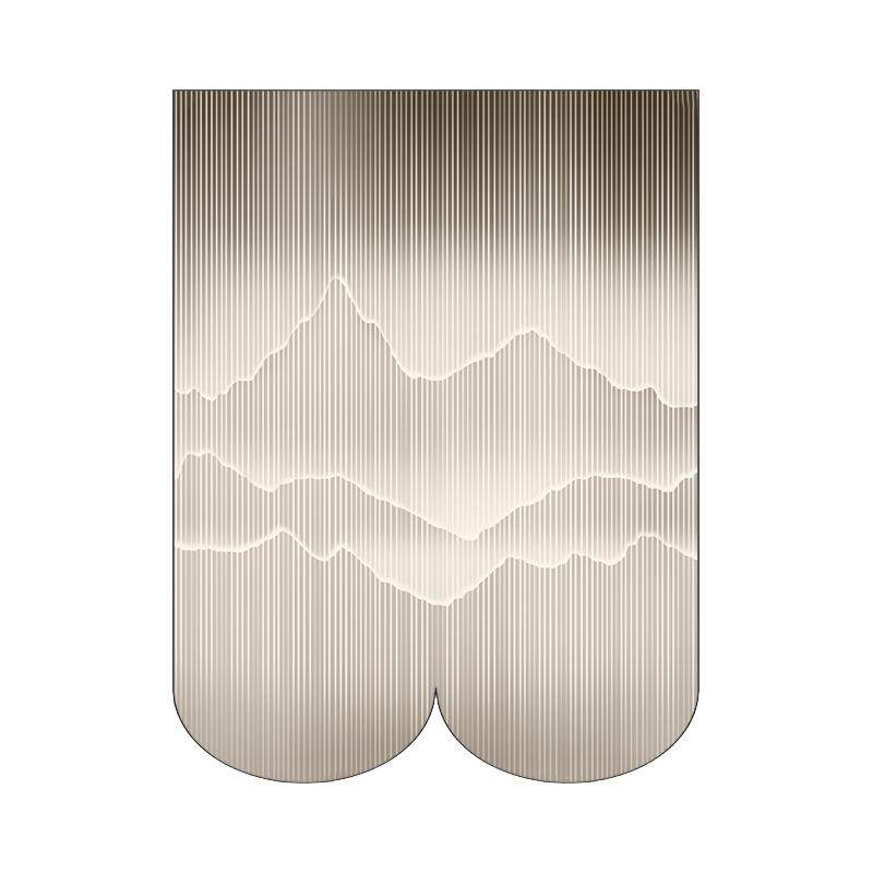 新中式山水禅意免打孔隔断门帘