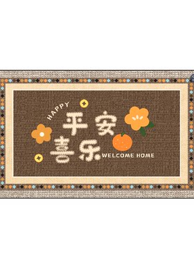 入户门地垫圈绒脚垫可自由裁剪
