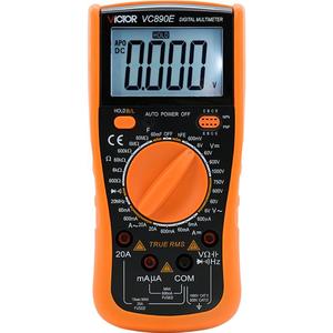 胜利万用表数字多功能高精度电压多用数显电表背光自动关机VC890E
