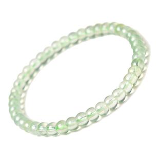 葡萄石手串女男东海水晶玛瑙玉髓翡翠宝玉石散珠子盘珠荧光绿手链