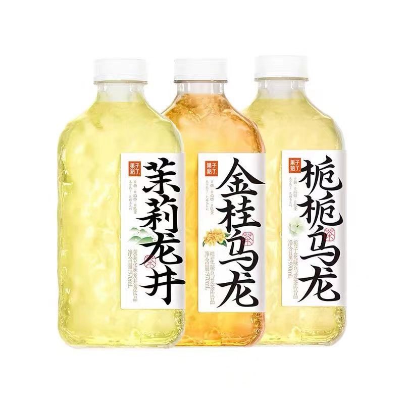 果子熟了无糖茶970ml*12大瓶装