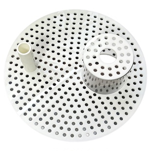 古法生态鱼缸底滤镂空隔板托盘架空垫空板圆形DIY手工洞洞架空