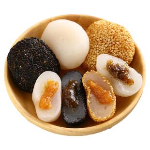 软Q糯米糍粑整箱芝麻球团驴打滚麻薯团子零食品小吃休闲干吃汤圆