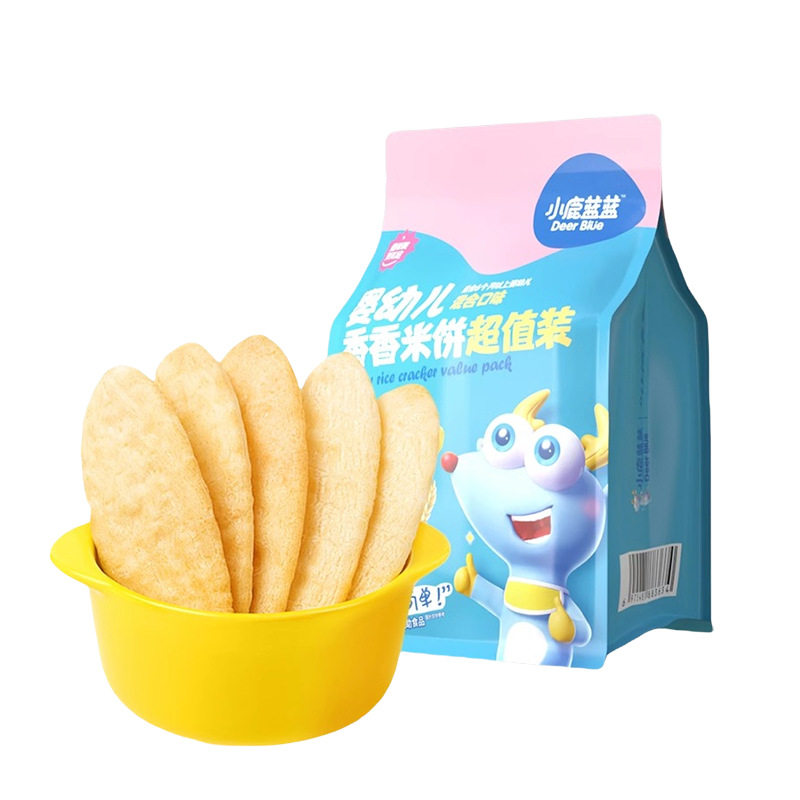 【小鹿蓝蓝_婴标米饼120g】婴幼儿零食辅食磨牙棒饼干DB