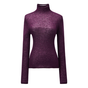 颜域高领羊毛针织毛衣女士2025冬季新款保暖修身百搭打底衫上衣女