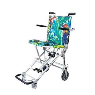 中进轮椅207超轻便携简易日本航钛铝合金轻便折叠小老人旅行代步