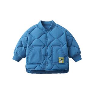 【三防】齐齐熊宝宝轻薄羽绒服男童冬季外套保暖儿童冬装校服神器