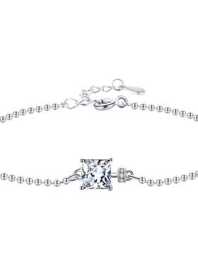 MODIAN摩典珠宝 波波扣手链 925纯银女闺蜜网红时尚手饰品礼物