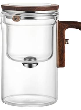 茶方圆零杆泡茶壶磁吸飘逸杯茶具